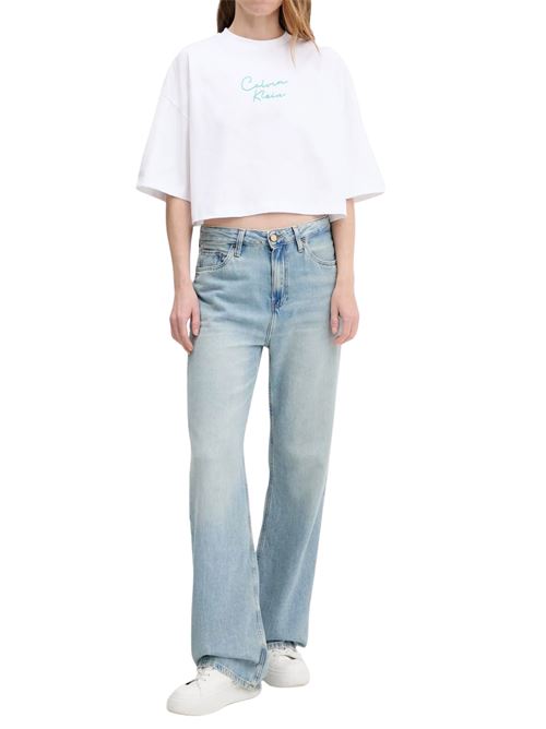 T-shirt squadrata in cotone Calvin Klein Jeans | LV047C202GYAA